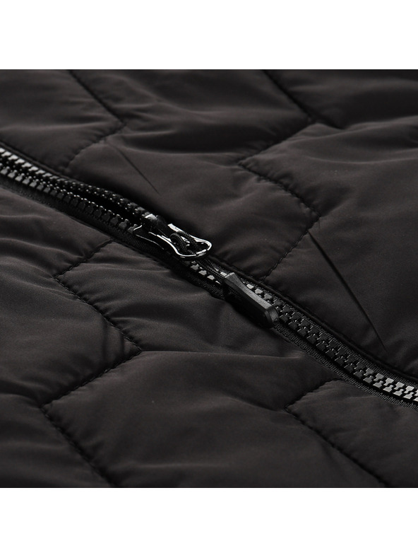 ALPINE PRO Pánská hřejivá vesta s merino výplní ALPINE PRO NERC black