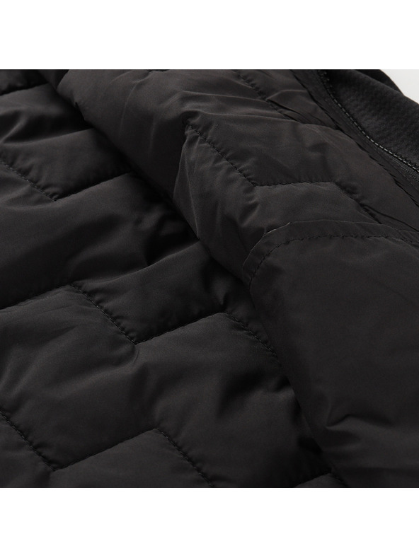 ALPINE PRO Pánská hřejivá vesta s merino výplní ALPINE PRO NERC black