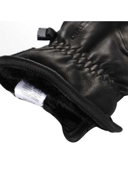 ALPINE PRO Lyžařské kožené rukavice ALPINE PRO UWEQE black