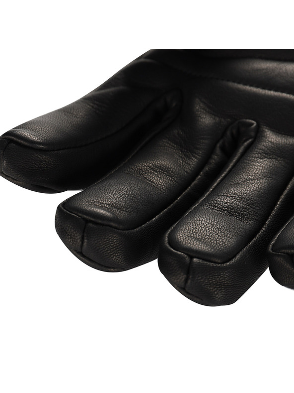 ALPINE PRO Lyžařské kožené rukavice ALPINE PRO UWEQE black