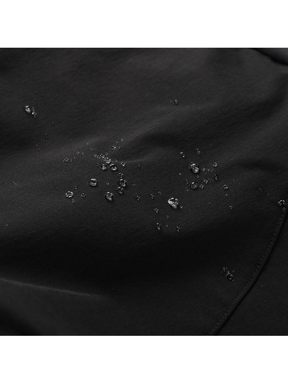 ALPINE PRO Pánské softshellové kalhoty ALPINE PRO AKAN 3 black