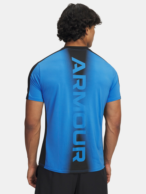 Under Armour Pánské tričko Under Armour UA HG Wordmark SS-BLU