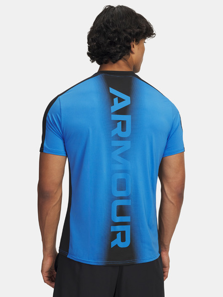 Under Armour Pánské tričko Under Armour UA HG Wordmark SS-BLU