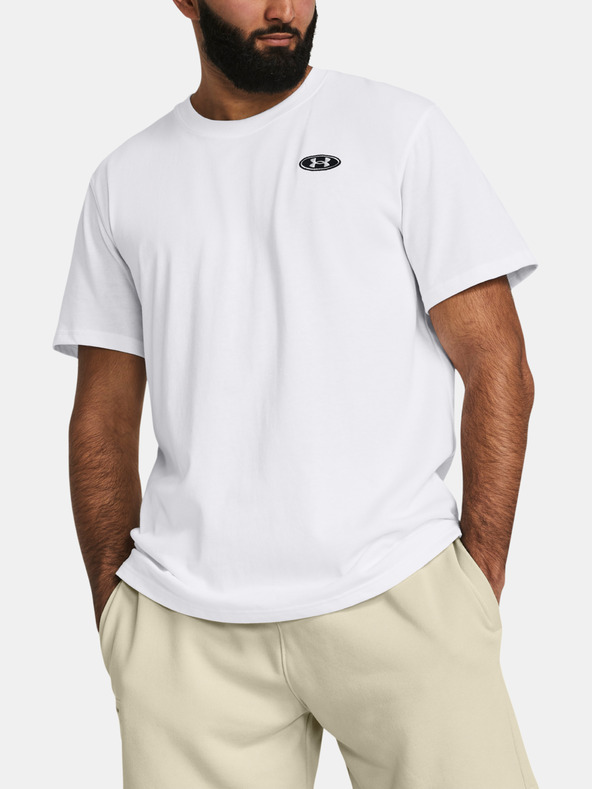 Under Armour Pánské tričko Under Armour UA HW LC PATCH SS-WHT