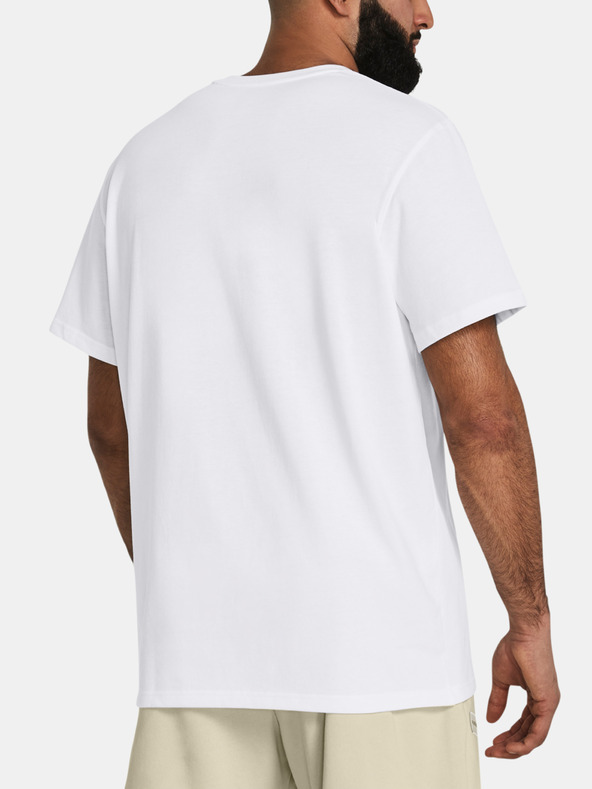 Under Armour Pánské tričko Under Armour UA HW LC PATCH SS-WHT