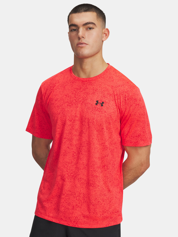 Under Armour Pánské tričko Under Armour UA Tech Tee Pixelate-RED