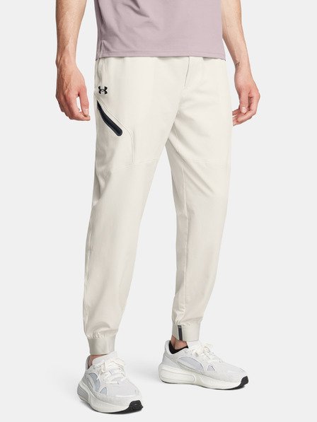 Under Armour Pánské tepláky Under Armour UA Unstoppable Joggers-WHT