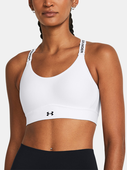 Under Armour Dámská podprsenka Under Armour UA Infinity Mid 2.0 Bra-WHT