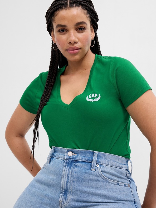 GAP Tričko s výstřihem do V GAP