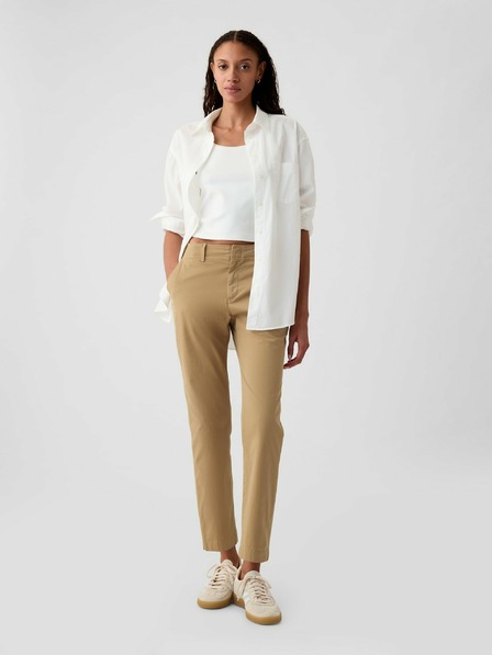 GAP Khaki kalhoty Mid Rise downtown GAP