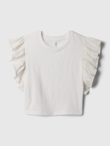 GAP Baby crop top s volánky GAP