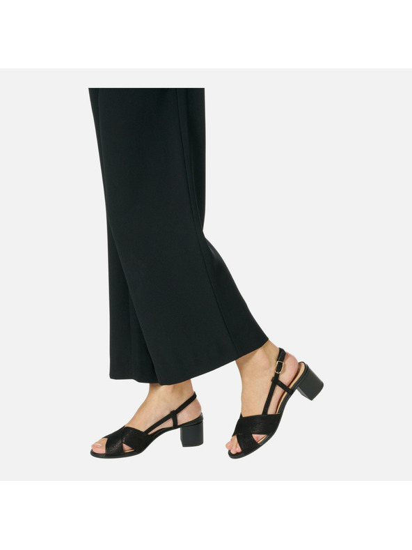 Geox Černé dámské sandály Geox Aurely 50