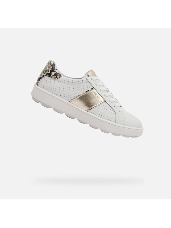 Geox Bílé dámské tenisky Geox Spherica ecub-1