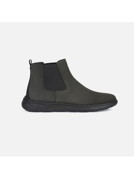 Geox Hnědá pánská kotníková obuv Geox Portello