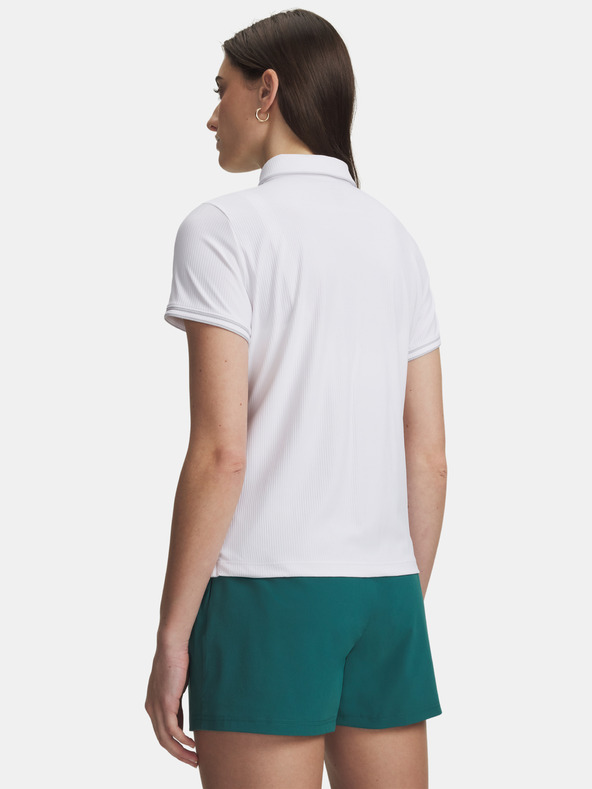 Under Armour Dámské tričko Under Armour UA Drive Chill SS Polo-WHT