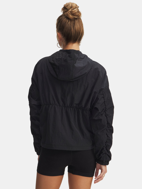 Under Armour Dámská bunda Under Armour Rival Woven Bungee FZ-BLK