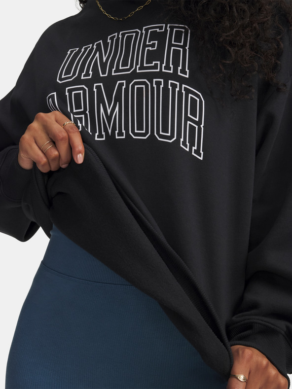 Under Armour Dámská mikina Under Armour Rival Flc OS Varsity Crew-BLK