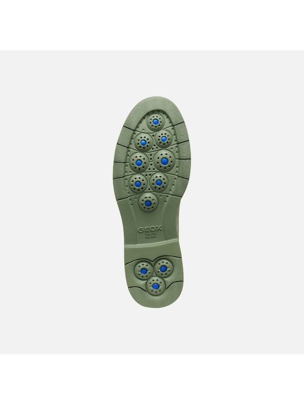 Geox Zelené dámské mokasíny Geox Spherica EC1 B
