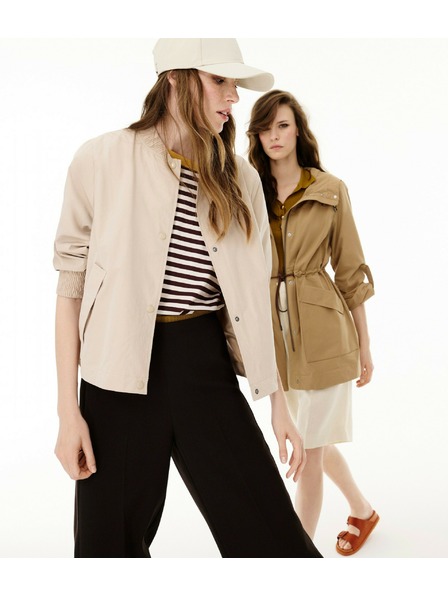 Geox Béžová dámská parka Geox Dandra