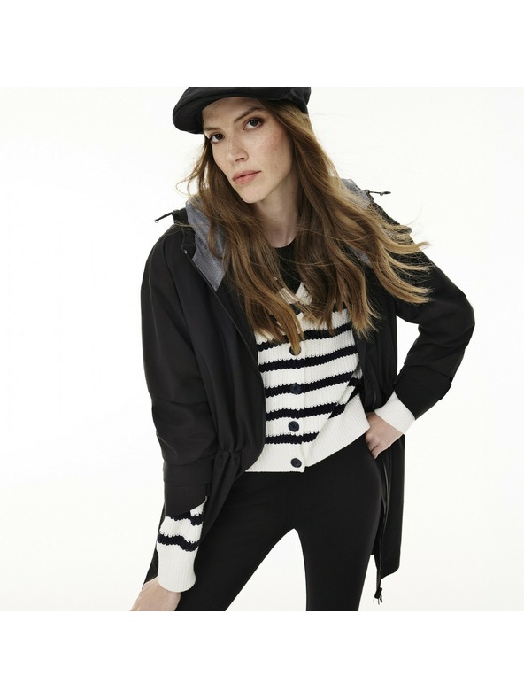 Geox Černá dámská parka Geox Hoara