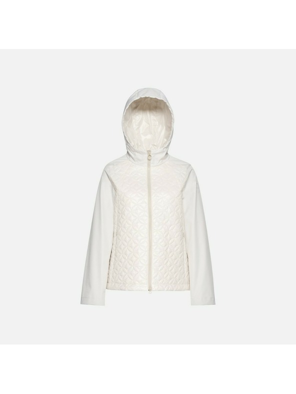 Geox Bílá dámská parka Geox Spherica
