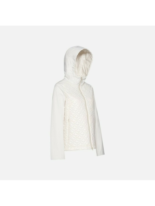 Geox Bílá dámská parka Geox Spherica