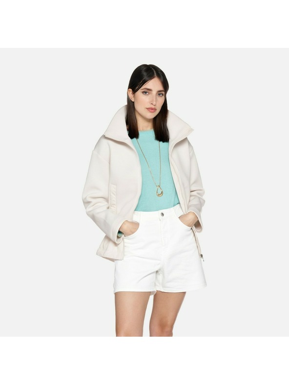 Geox Bílý dámský svetr Geox Sweater