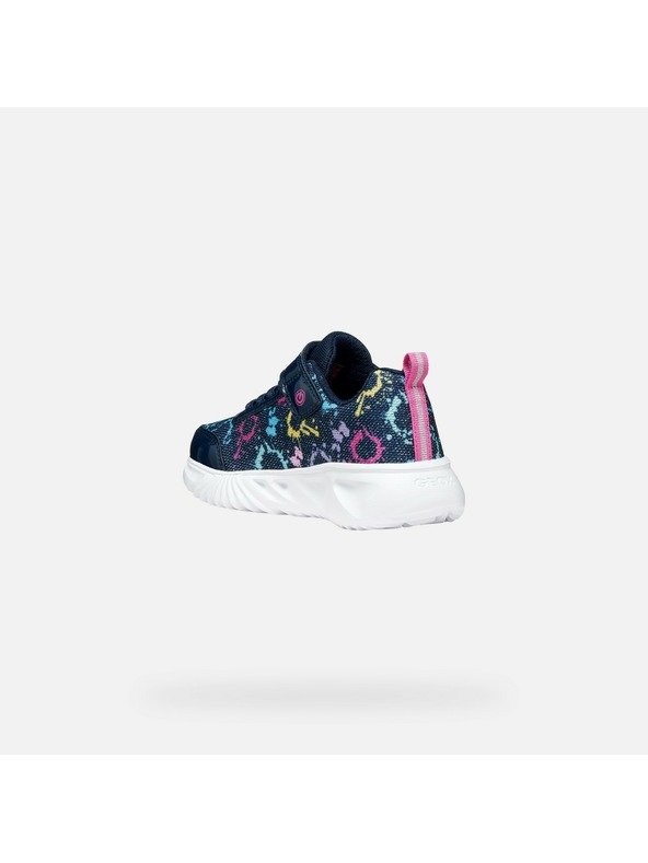 Geox Tmavě modré dívčí svítící tenisky Geox Assister