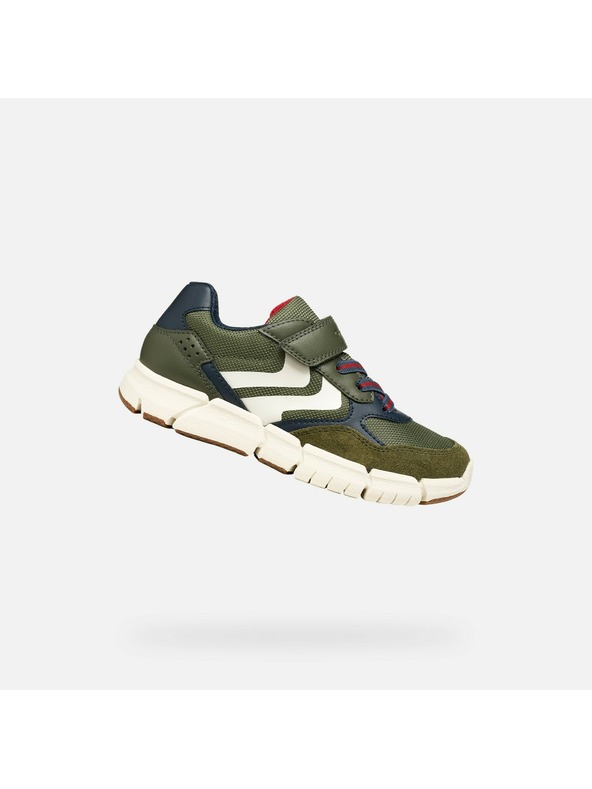 Geox Khaki chlapecké tenisky Geox Flexyper