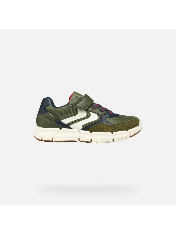 Geox Khaki chlapecké tenisky Geox Flexyper