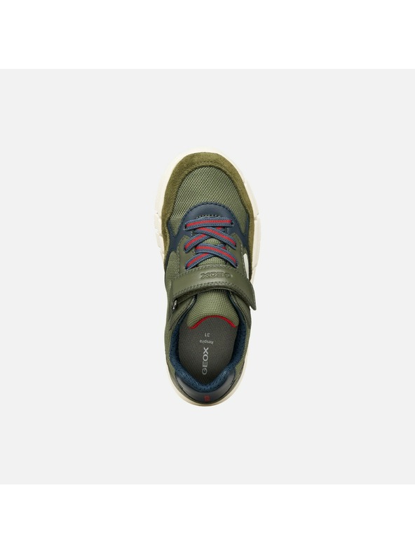 Geox Khaki chlapecké tenisky Geox Flexyper