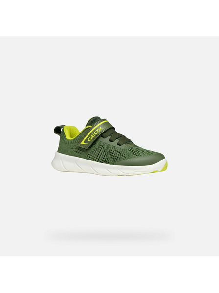 Geox Zelené chlapecké tenisky Geox Foot-Run