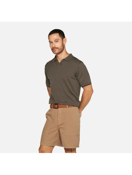 Geox Khaki pánské polotričko Geox Knit