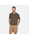 Geox Khaki pánské polotričko Geox Knit