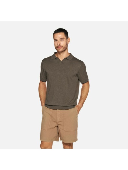 Geox Khaki pánské polotričko Geox Knit