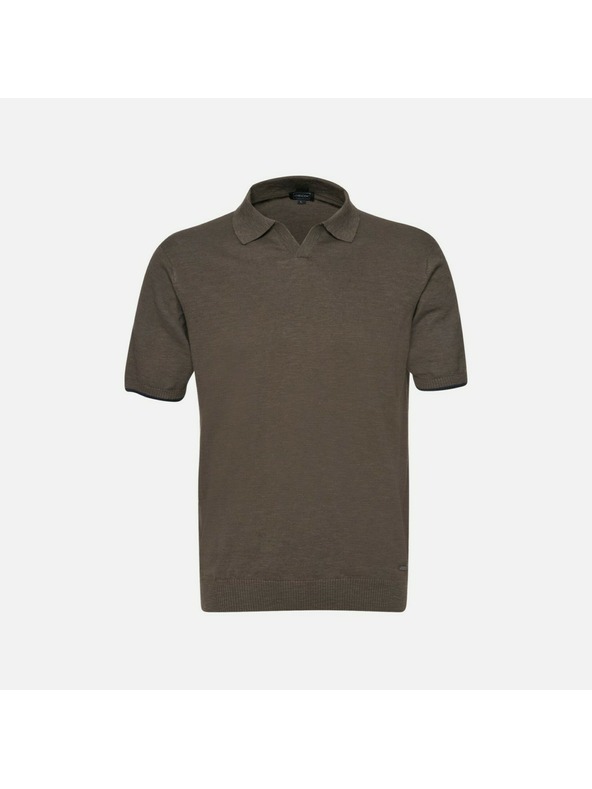Geox Khaki pánské polotričko Geox Knit