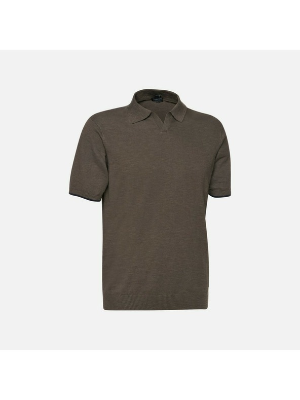 Geox Khaki pánské polotričko Geox Knit