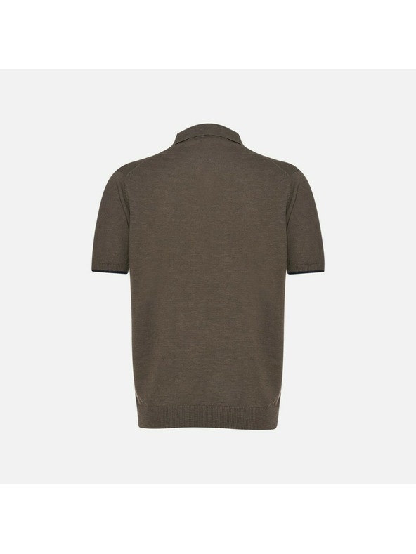 Geox Khaki pánské polotričko Geox Knit