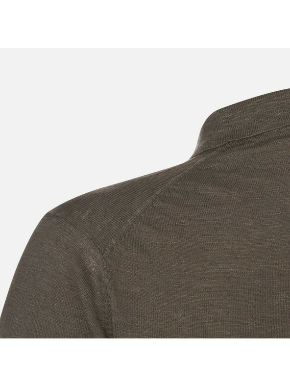 Geox Khaki pánské polotričko Geox Knit
