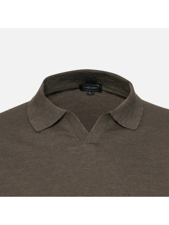 Geox Khaki pánské polotričko Geox Knit