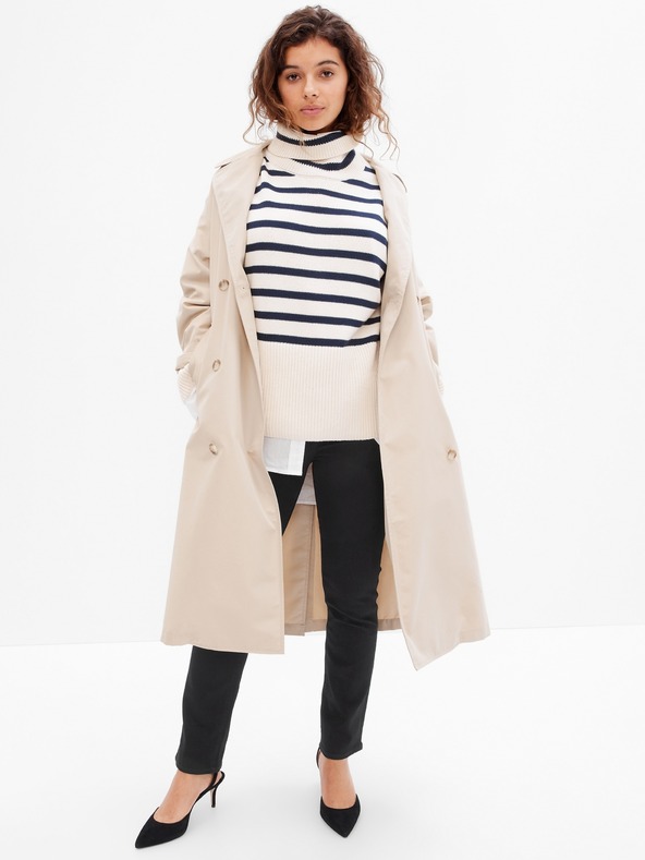 GAP Džíny straight Mid Rise Classic Straight Washwell GAP