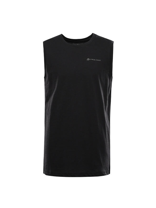 ALPINE PRO Pánské bavlněné tílko ALPINE PRO QUARET 2 black varianta pa