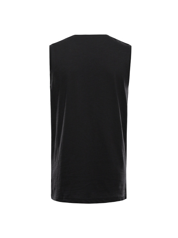 ALPINE PRO Pánské bavlněné tílko ALPINE PRO QUARET 2 black varianta pa