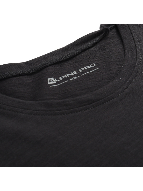 ALPINE PRO Pánské bavlněné tílko ALPINE PRO QUARET 2 black varianta pa