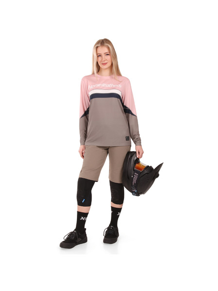 Horsefeathers Bike dres Quantum W LS - lotus/taupe