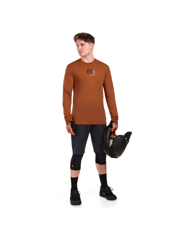 Horsefeathers Bike triko Fury LS - rust