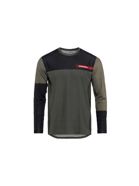 Horsefeathers Bike dres Quantum LS - chimera/walnut