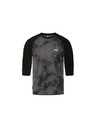 Horsefeathers Triko Global Raglan - black/tie dye