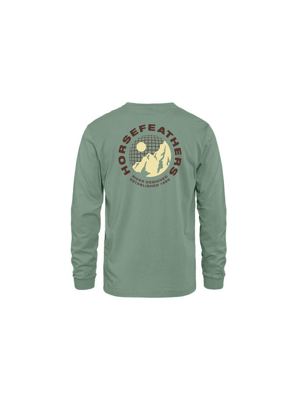 Horsefeathers Triko Altitude LS - iceberg green