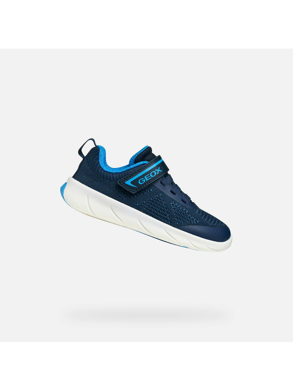 Geox Modré chlapecké tenisky Geox Foot-run